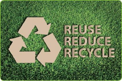 Photo: reuse reduce recycle
